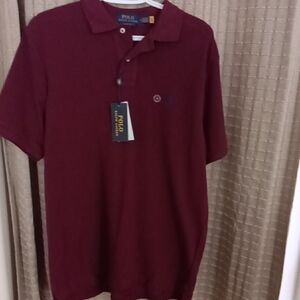 Polo by Ralph Lauren Men's Dark Red Polo Shirt